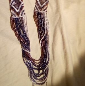 Southwestern inspired seed bead NWOT necklace
